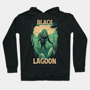 Vintage Black Lagoon Creature Hoodie